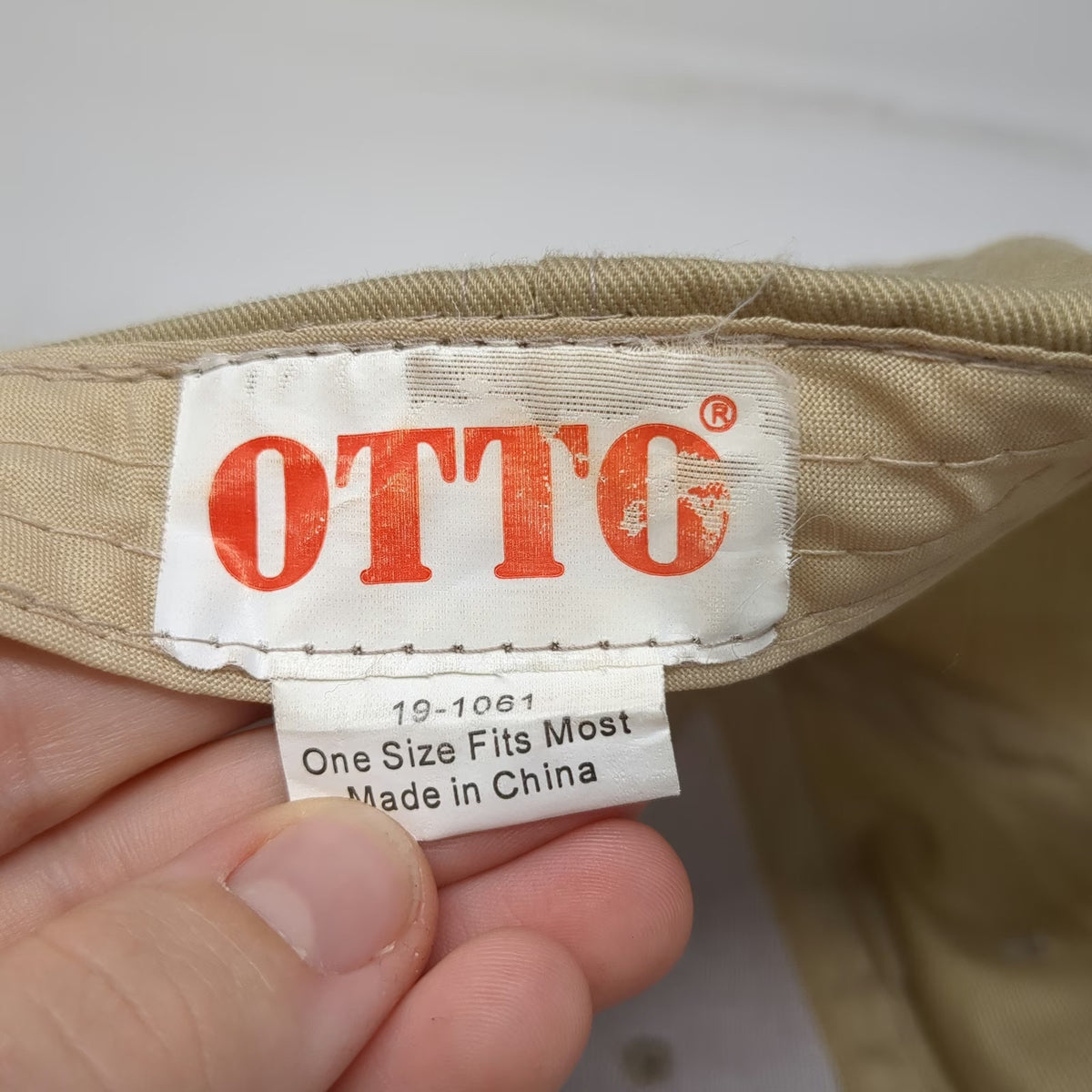 OTTO Baseball Cap Beige One Size Myrtle Beach South Carolina Strapback Hat