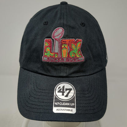47 NFL Super Bowl LVIII Hat Black One Size Baseball Cap Adjustable Strapback