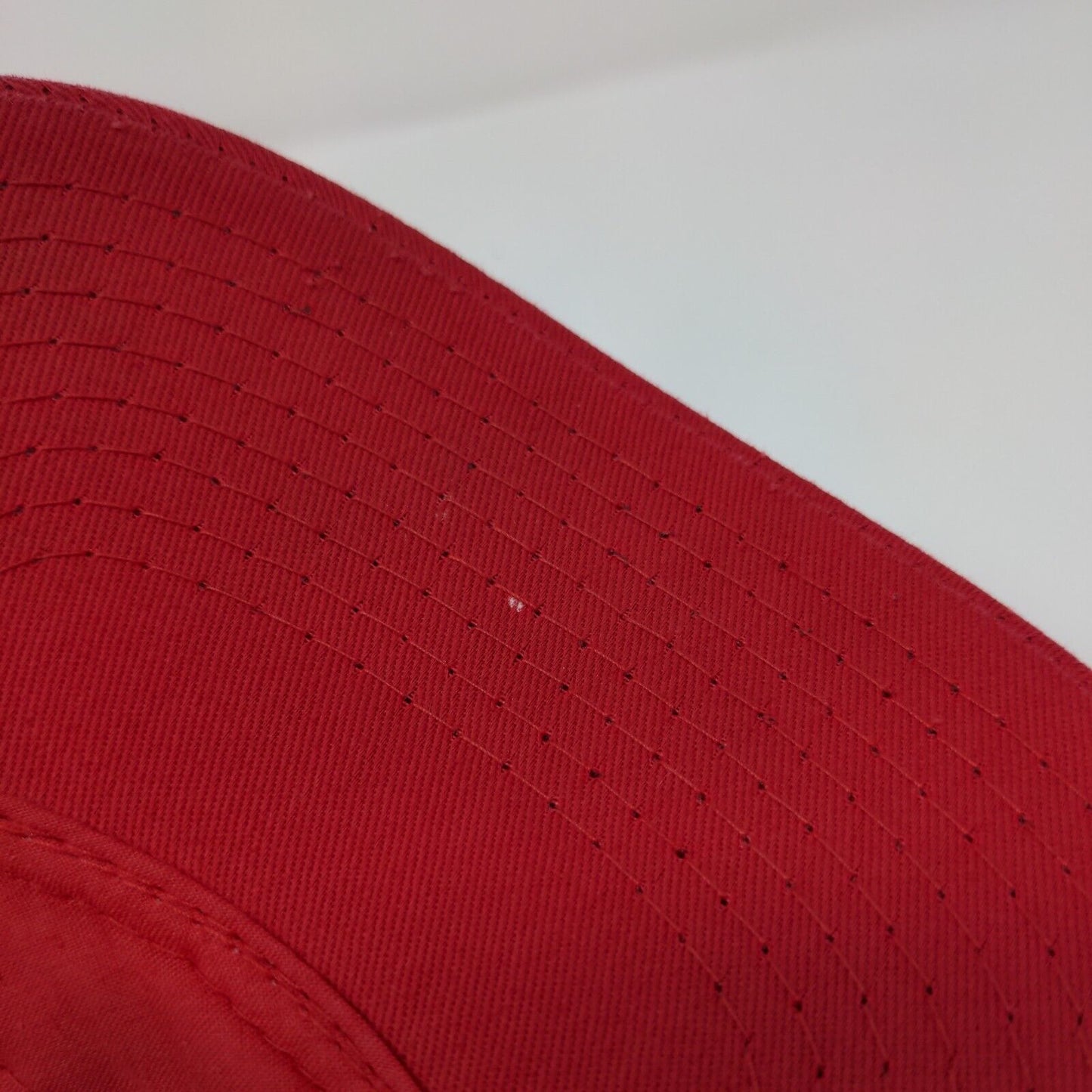 Owl Strapback Hat Red OSFM Adjustable Embroidered Outdoor Cap