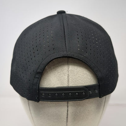 Ford Trucker Hat Black One Size Built Tough American Flag Brim Snapback Patch