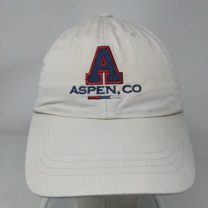 Aspen Co. Slideback Hat Tan One Size Embroidered 6 Panel Titan Headwear