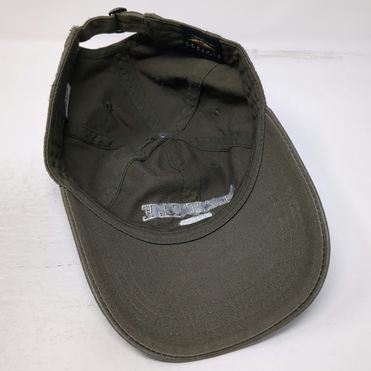Prairie Mountain Seattle USA Baseball Cap Green White One Size Slideback Hat