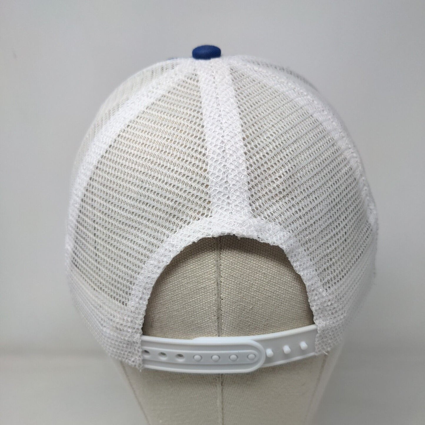 PINTU Snapback Trucker Hat Blue One Size Adjustable Mesh Back Cap America