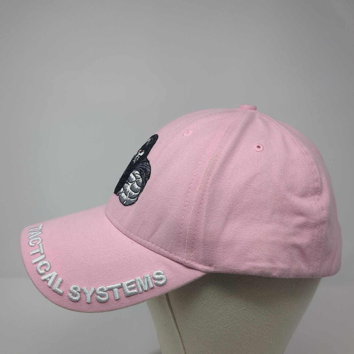 Tactical Systems Strapback Hat Pink One Size Adjustable Embroidered