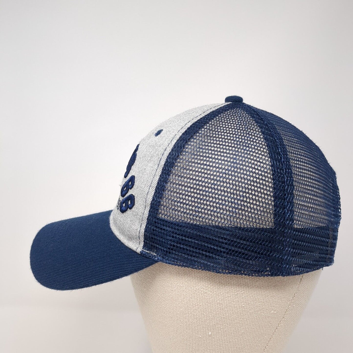 Route US 66 Snapback Trucker Hat Blue One Size Mesh Back Embroidered