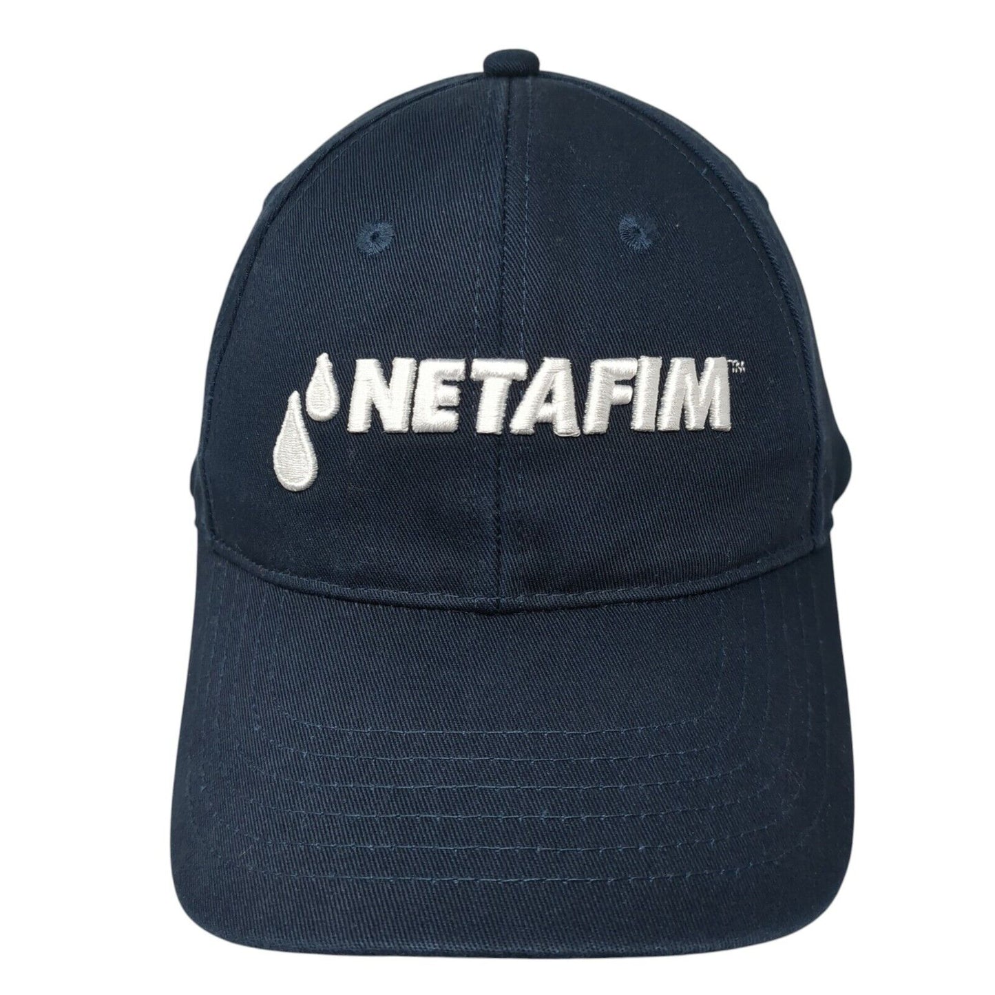 Netafim Strapback Hat Blue One Size Adjustable Embroidered 6 Panel