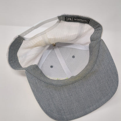 Nampa Floors & Interiors Snapback Trucker Hat Gray OS Adjustable Mesh Richardson
