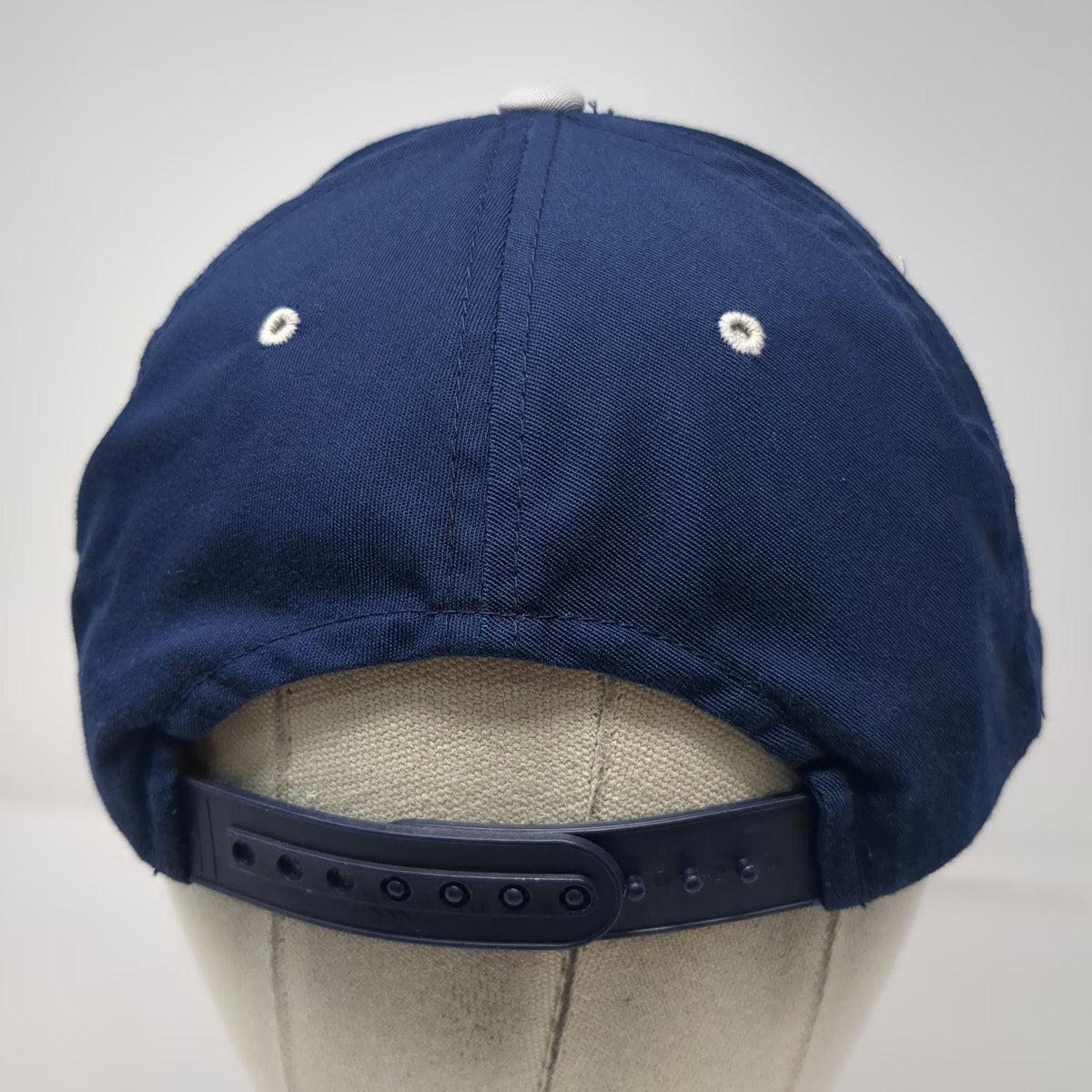 AIRE Inflatable Rafting Logo Blue Gray Snapback Hat One Size Green Underbrim