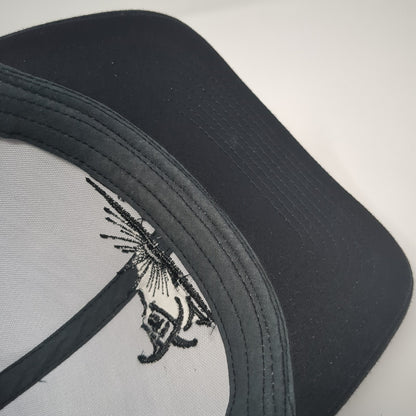 Fusion Snapback Mesh Back Trucker Hat Black One Size Pacific Headwear