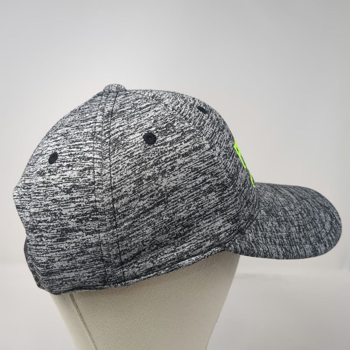 Sport-Tek Snapback Gray Hat One Size Frank May Ski-Doo Space Dye Green Polyester