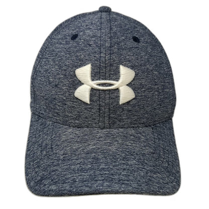 Under Armour Baseball Cap Blue XL Fitted Embroidered Logo Performance Hat