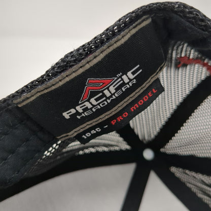 Pacific Headwear PoorBoy Electric Lighting Gray OSFM Mesh Snapback Trucker Hat