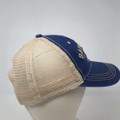 Savannah Georgia Est 1733 Snapback Trucker Hat Blue One Size Mesh Back