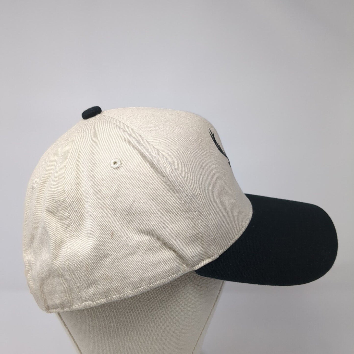 Buckedup.com Snapback Hat Tan One Size Adjustable Embroidered 6 Panel Cotton