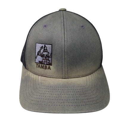 Tamba Snapback Trucker Hat Gray One Size Adjustable Mesh Back Classics Yupoong