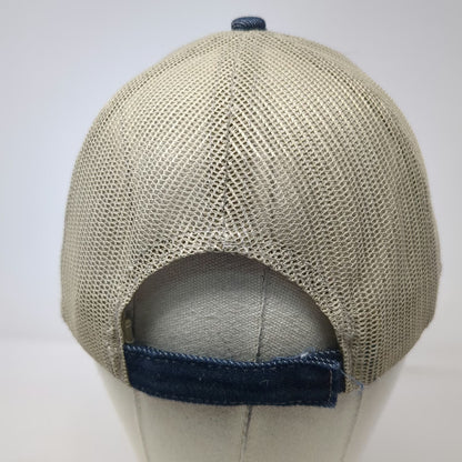 Union Resource Marketing Blue Baseball Cap One Size Denim Mesh Strapback Hat