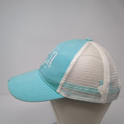 Sea Snapback Trucker Hat Blue One Size Adjustable Embroidered Mesh Back WB
