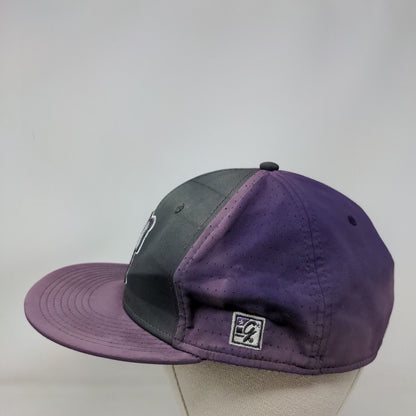 The Game Pro Giants Fitted Hat Purple Black Size L Embroidered Logo