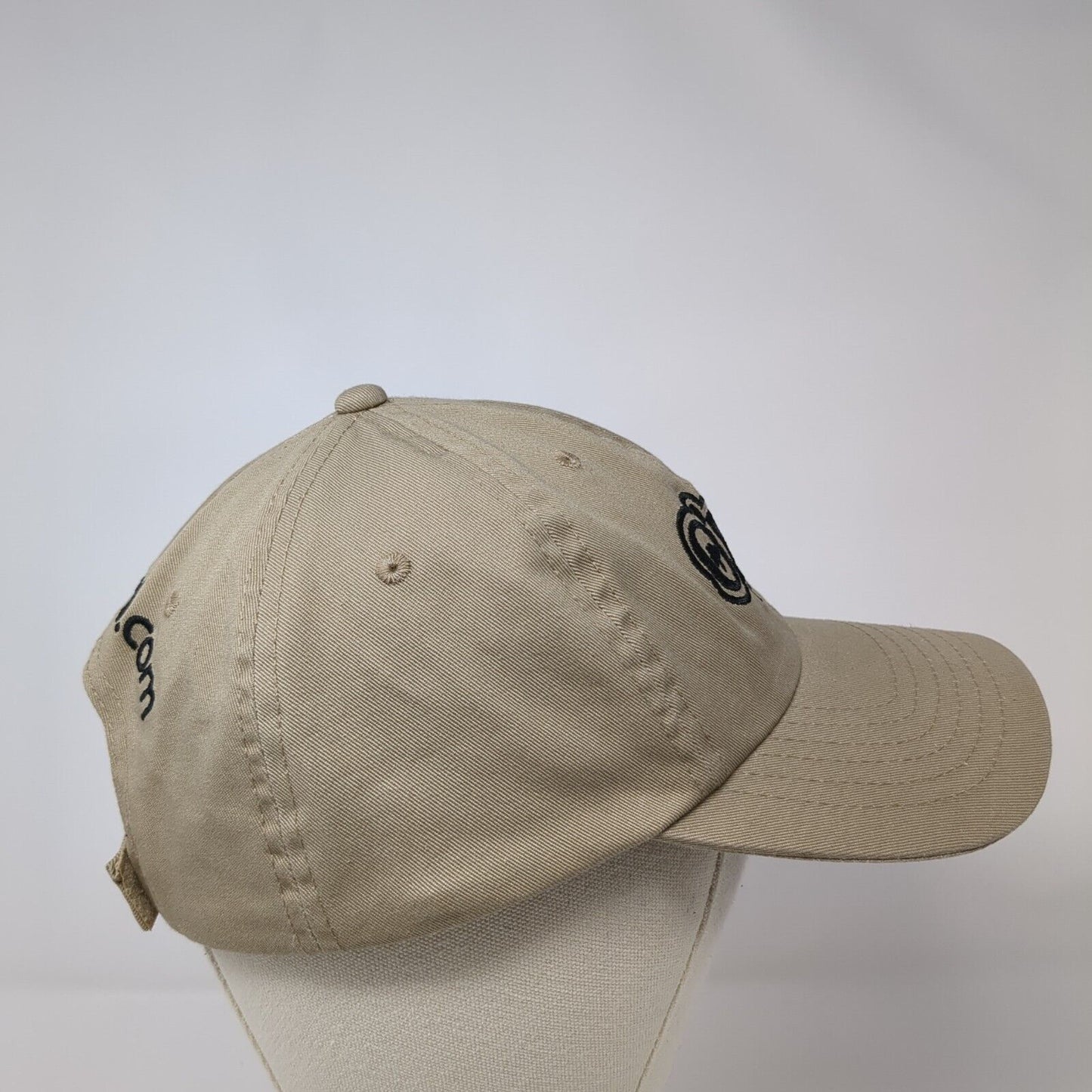 O' Reilly Auto Parts Strapback Hat Tan One Size Adjustable Embroidered 6 Panel