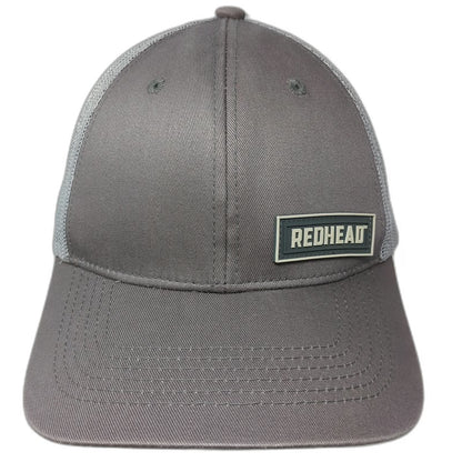 RedHead Trucker Hat Gray One Size Mesh Snapback Structured Logo Patch Hunting