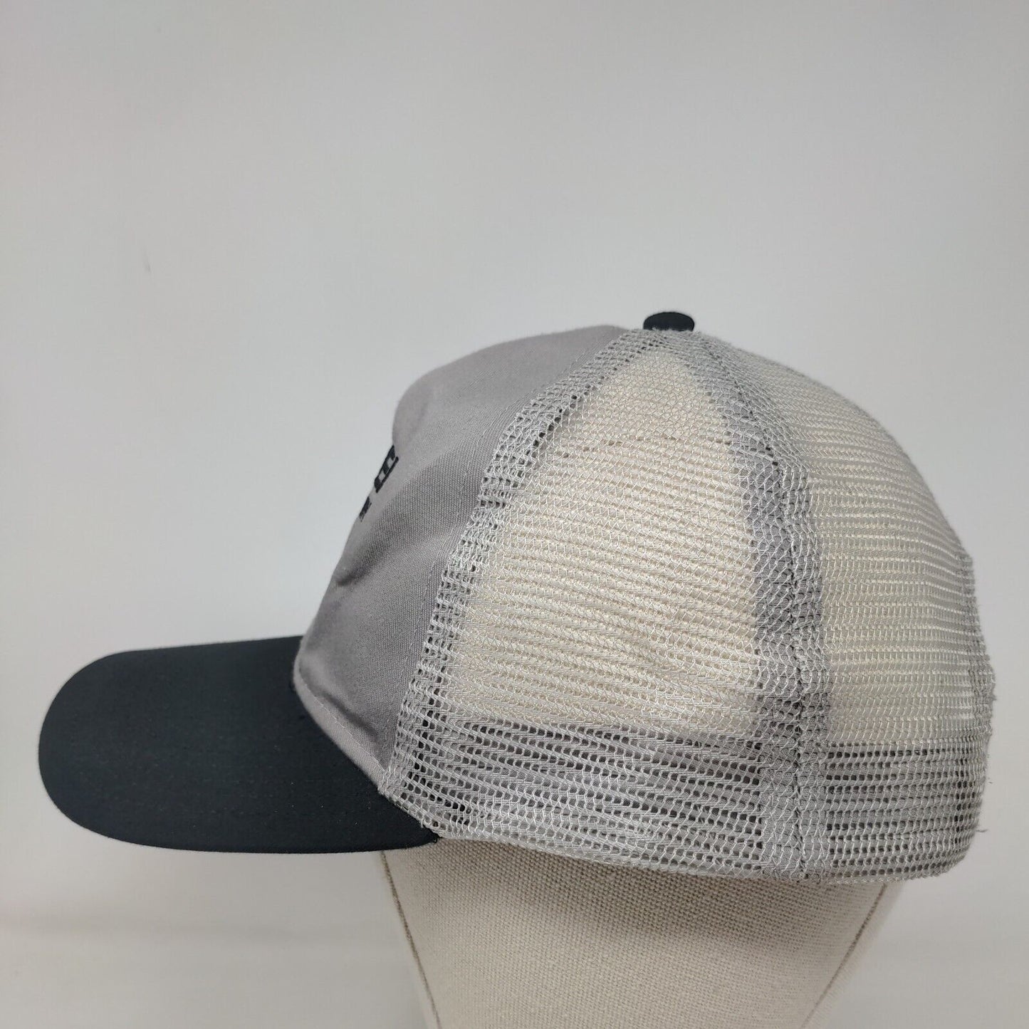 Farmbelt Equipment Inc. Snapback Trucker Hat Gray OSFM Embroidered Mesh Back