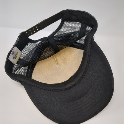 Mountain Feed And Farm Supply Rope Trucker Hat Black One Size Mesh Back