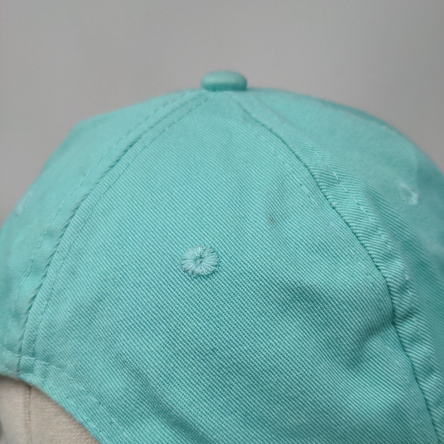 Ocean Surfari St. Thomas USVI Strapback Hat Blue One Size Embroidered