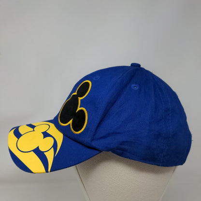 Mickey Mouse Oceaneer Club Slideback Hat Blue One Size Embroidered Disney