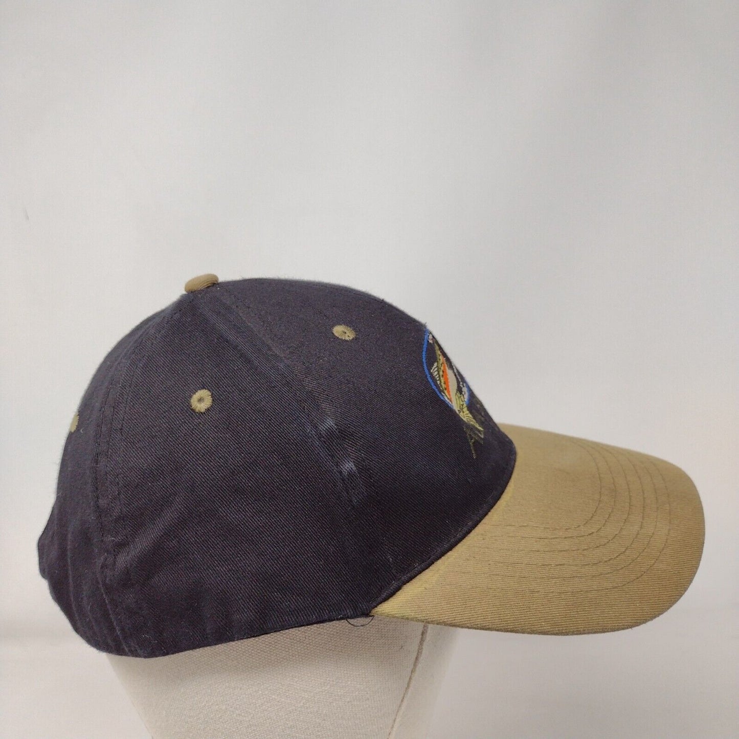 Alaska Strapback Hat Multi One Size Embroidered Fish Colorblock