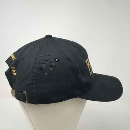 Cotton Deluxe R2PC Road To Park City Black Hat Directors Cap OSFM Gold Slideback