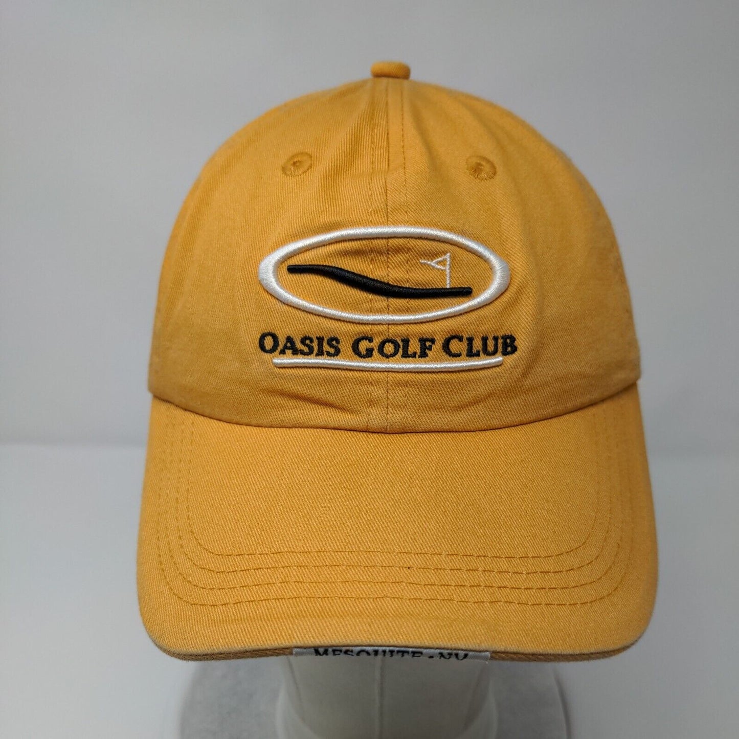 Oasis Golf Club Strapback Hat Tanish-Yellow One Size 6 Panel Imperial