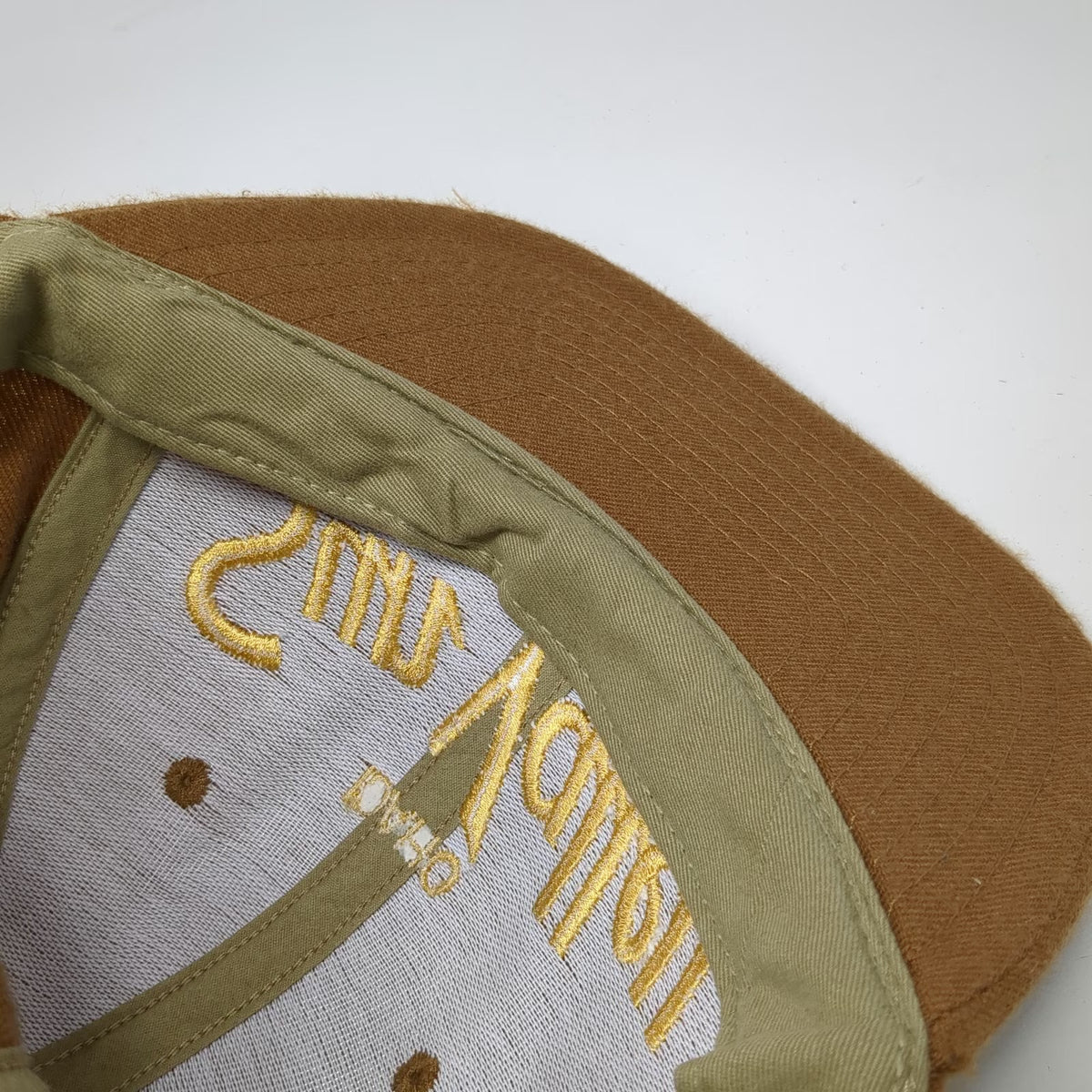 Hood Hat Snapback Brown One Size Idaho Sun Valley Gold Embroidery Wool hat