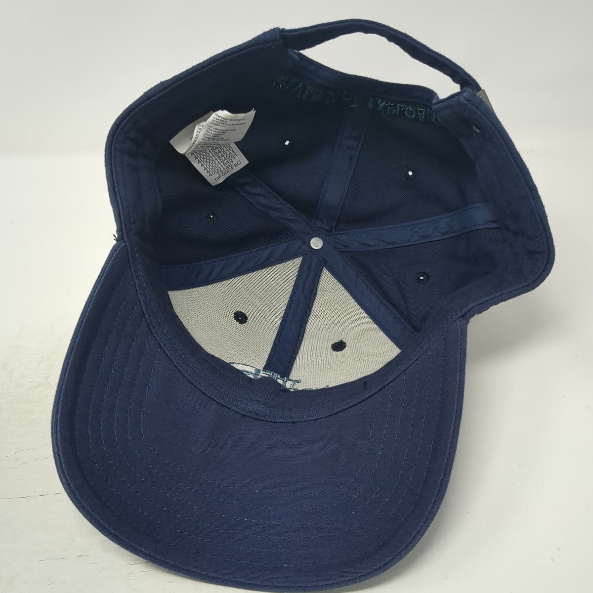 The North Face Baseball Cap Blue One Size Never Stop Exploring Slideback Hat