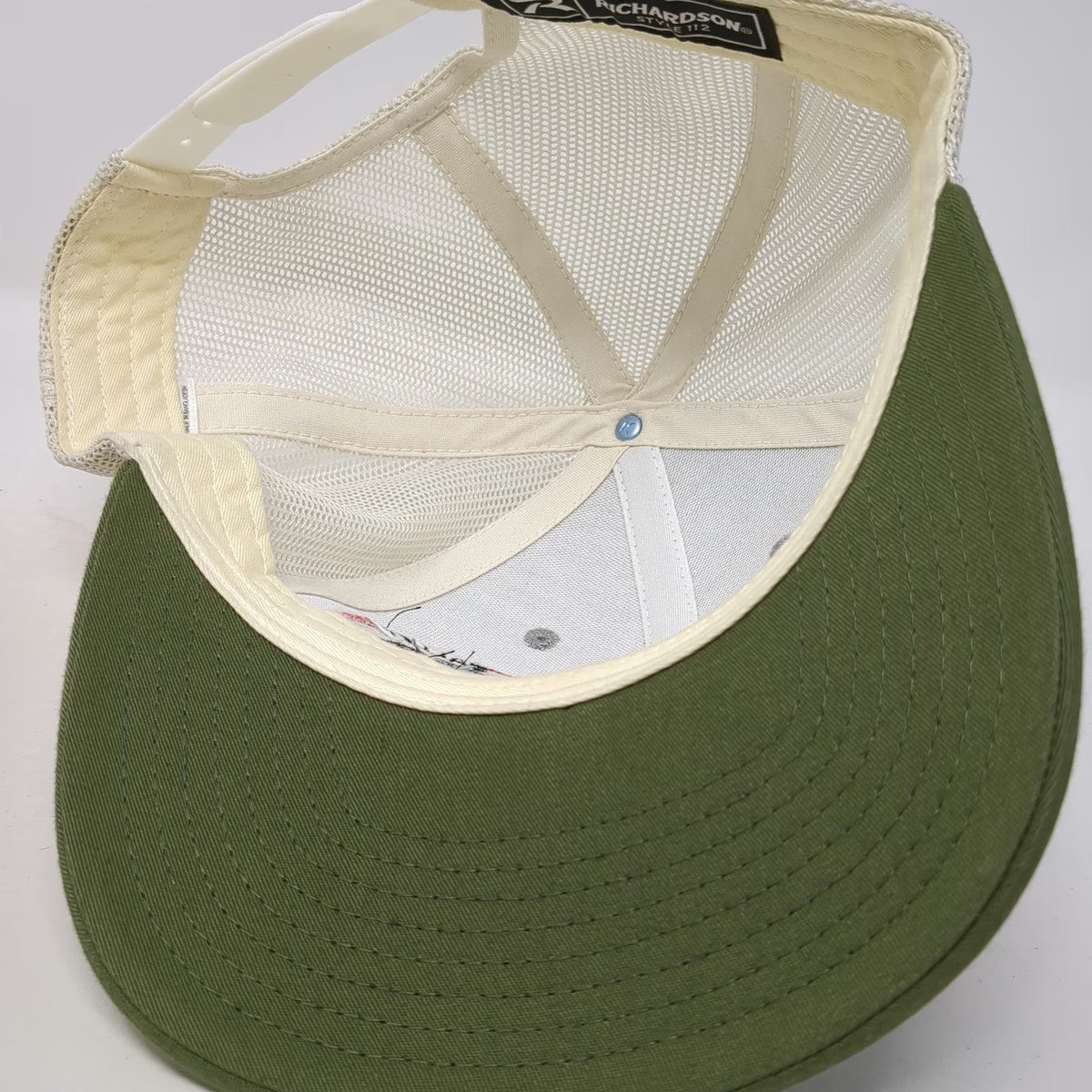 Richardson Trucker Hat Blue Green One Size Gun Club Eagle Patch 2024 Snapback