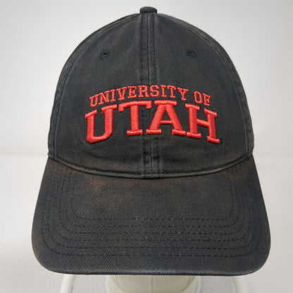 Legacy University of Utah NCAA Baseball Cap Black One Size Cotton Slideback Hat