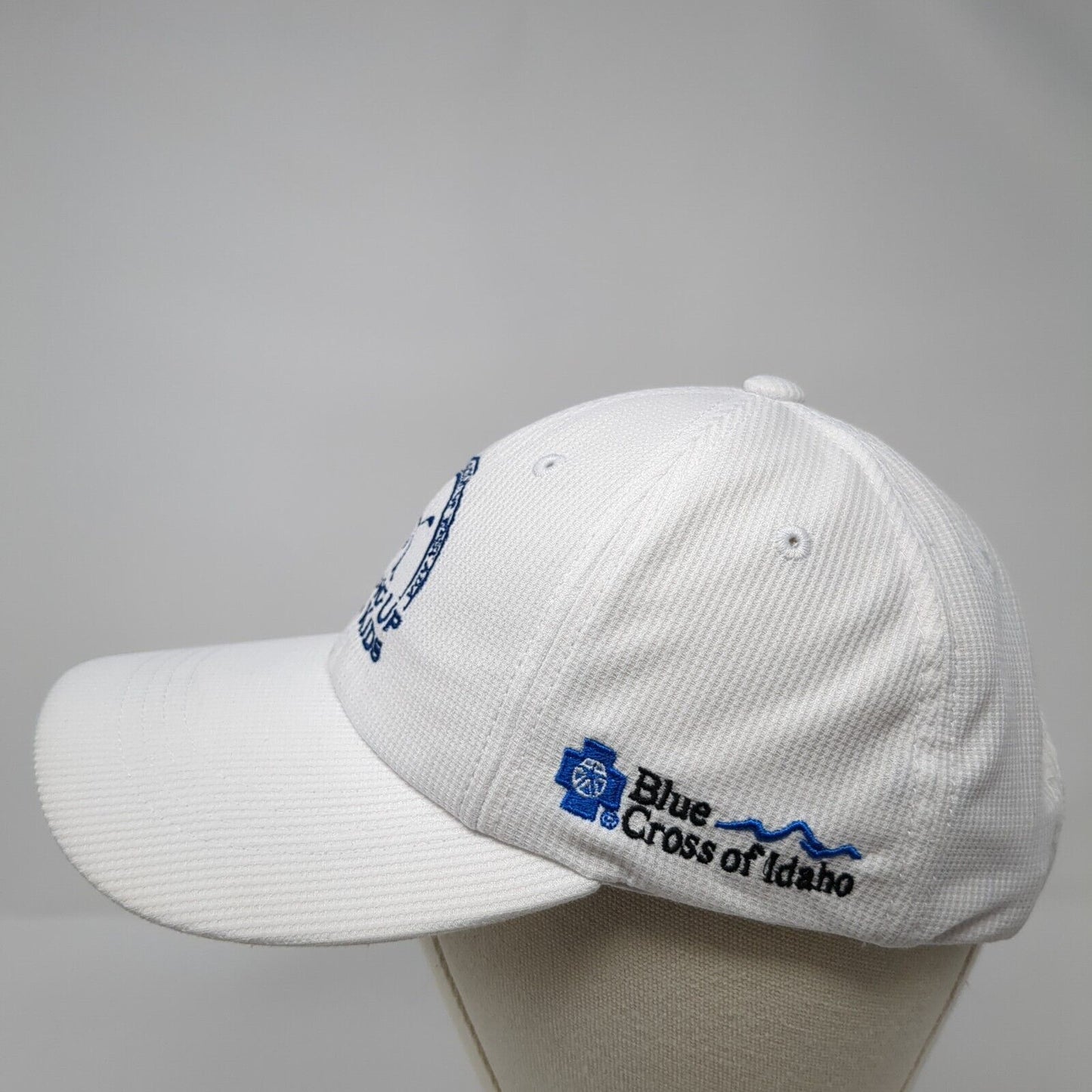 Linking Up Fore Kids Strapback Hat White One Size 6 Panel Port Authority