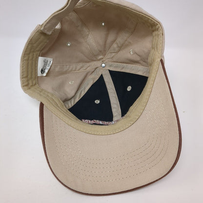 Worlds of Fun Kansas City Adult Strapback Hat Brown OS Adjustable Mesh Back