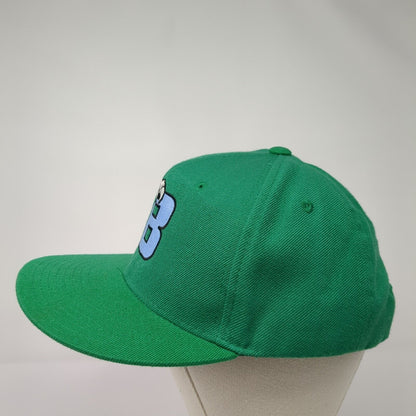 Letter B Claw Snapback Hat Green One Size Adjustable Embroidered Decky