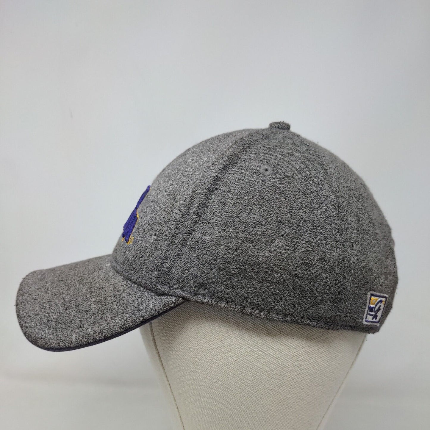 The Game Men's Snapback Hat Gray OSFM East Carolina Pirates Embroidered Logo