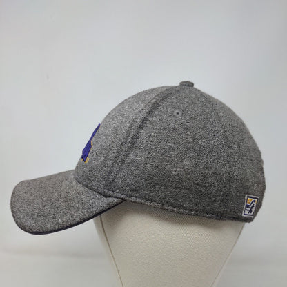 The Game Men's Snapback Hat Gray OSFM East Carolina Pirates Embroidered Logo