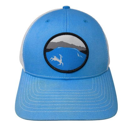Foothills PT Snapback Mesh Back Trucker Hat Blue One Size Richardson