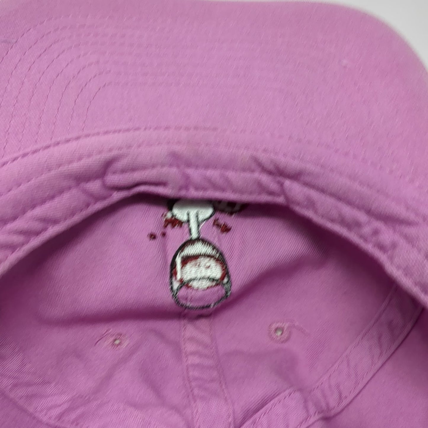 The Mountain Baseball Cap Pink One Size Liquid Happiness Wine Is Life Logo Hat
