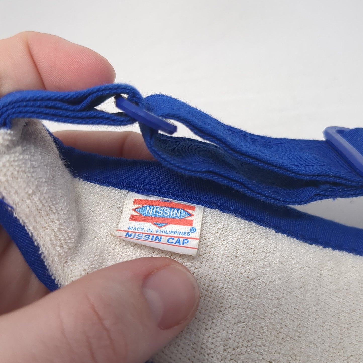Trico Slideback Visor Hat Blue One Size Adjustable Solid Outdoor Nissin