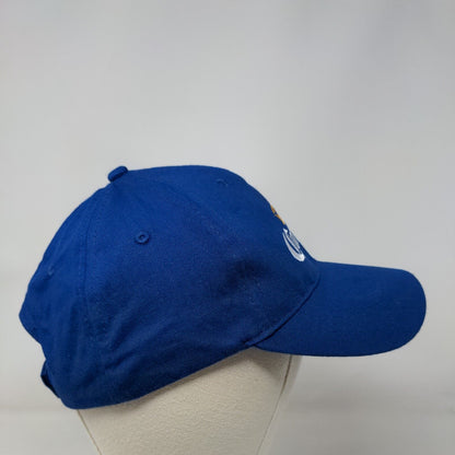 Corona Strapback Hat Blue One Size Embroidered Logo Adjustable 6 Panel