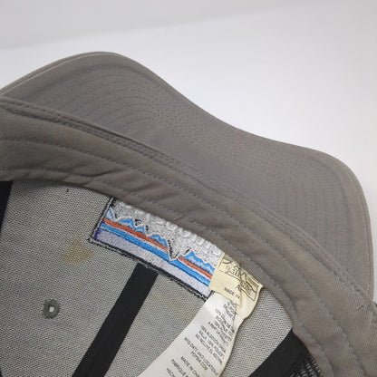 Patagonia Snapback Trucker Hat Gray One Size Adjustable Embroidered Mesh Back
