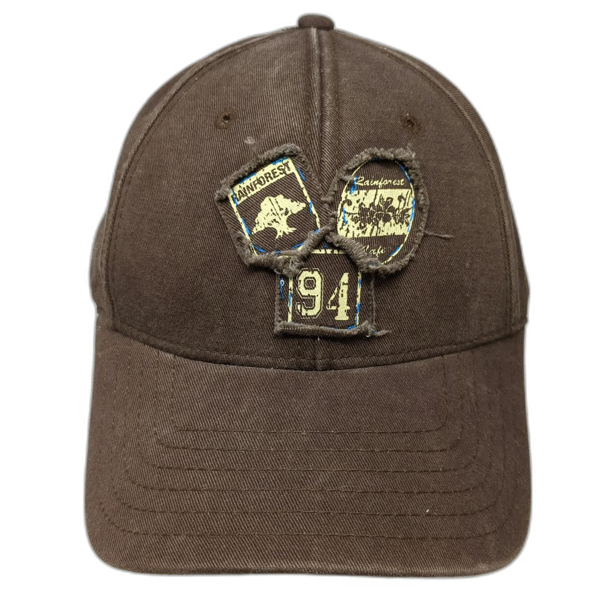 Rainforest Cafe Baseball Cap Brown One Size MGM Grand Las Vegas Hat Strapback