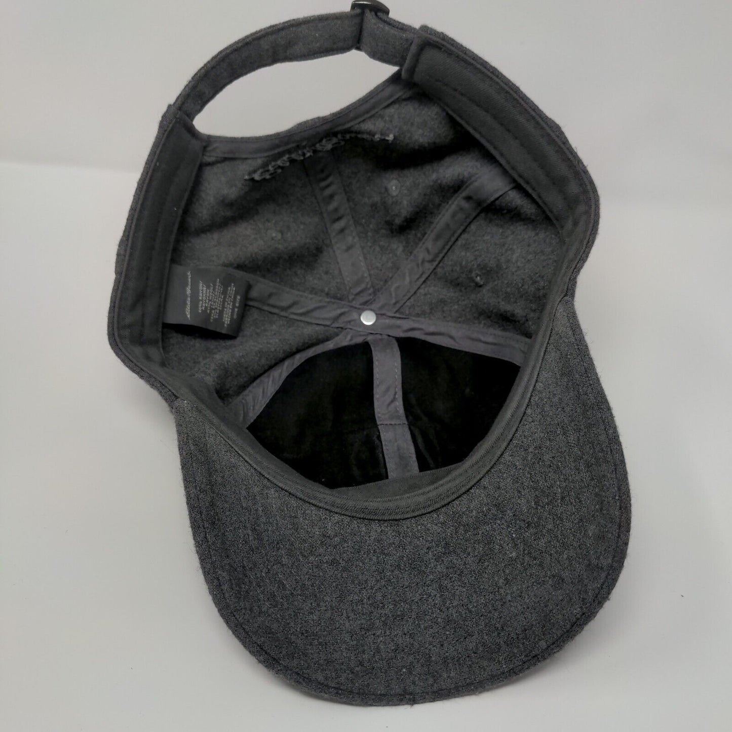 Live Your Adventure Eddie Bauer 1920 Slideback Hat Gray OSFA Adjustable 6 Panel
