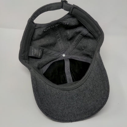 Live Your Adventure Eddie Bauer 1920 Slideback Hat Gray OSFA Adjustable 6 Panel