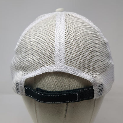 Port & Company Baseball Cap Hat Black OSFM Mesh Horse Logo Contrast Stitching