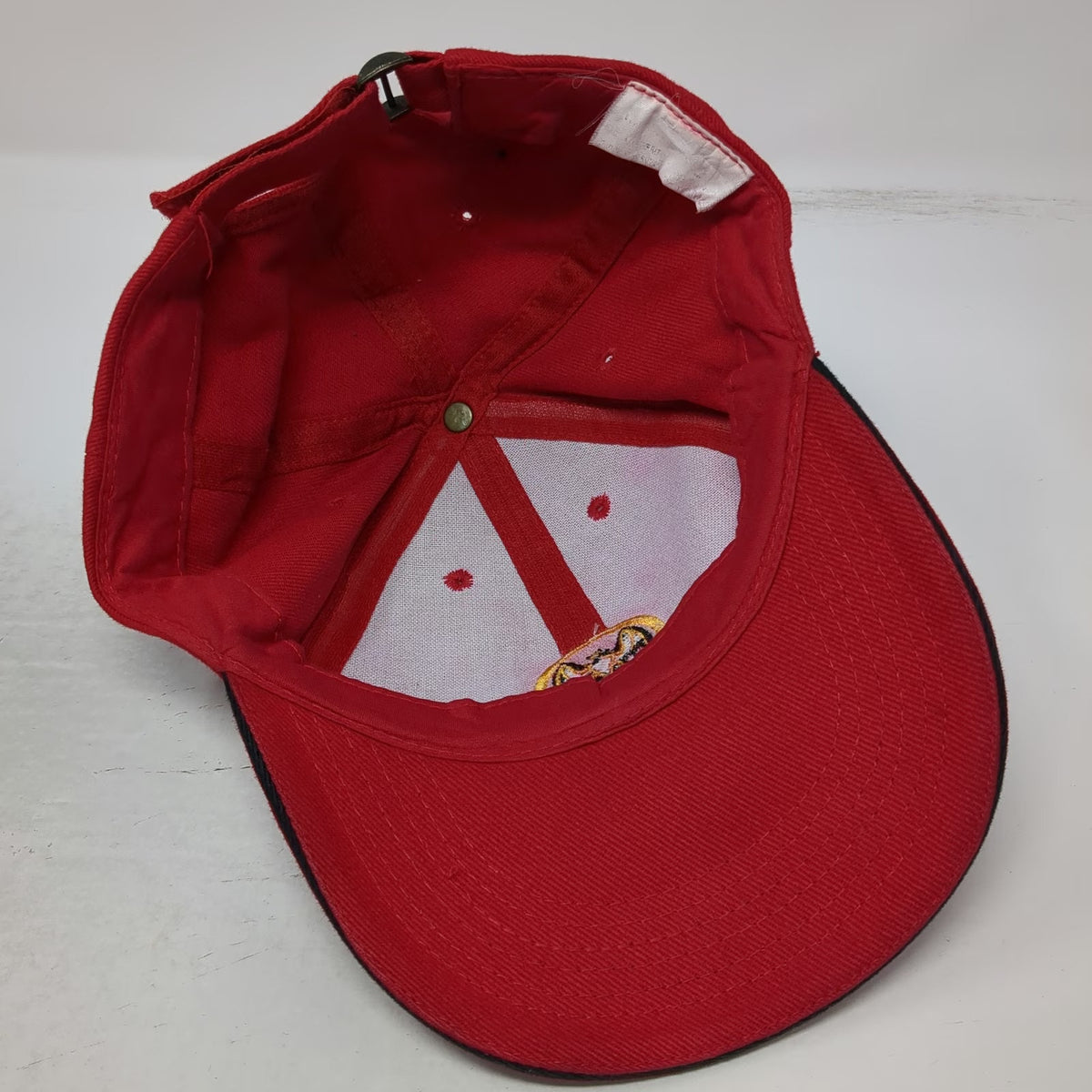 Bacardi Baseball Cap Red One Size Bat Logo Side Embroidery ESTD 1862 Hat
